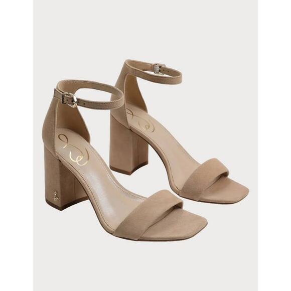 Sam Edelman Shoes - Sam Edelman Daniella Block Heel in Oatmeal Suede G2191L3250 US 10 M NEW